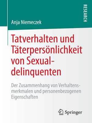 cover image of Tatverhalten und Täterpersönlichkeit von Sexualdelinquenten